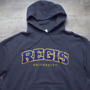 Regis University Hoodie by Champion Size Large Gray